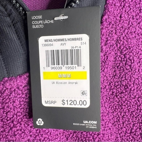 Under Armour Mission Boucle Anorak Pullover - Picture 6 of 8